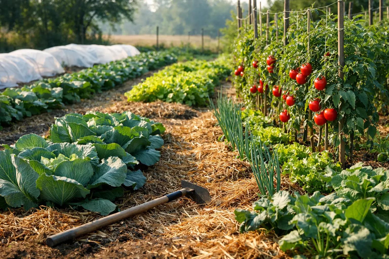 Пример за no till зеленчукова градина